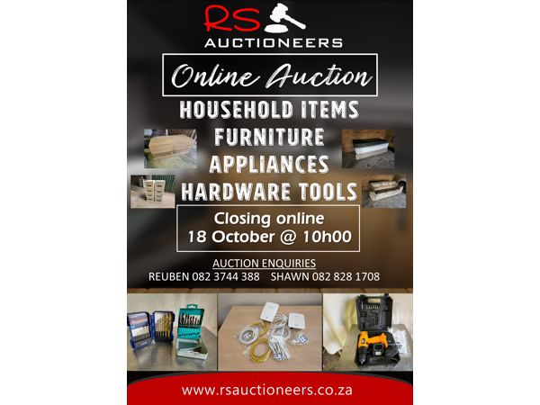 Workshop Tools & Household Items Auction Oct 2022
